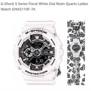 White womens limited edition gshock